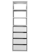 Módulo columna con 4 cajones