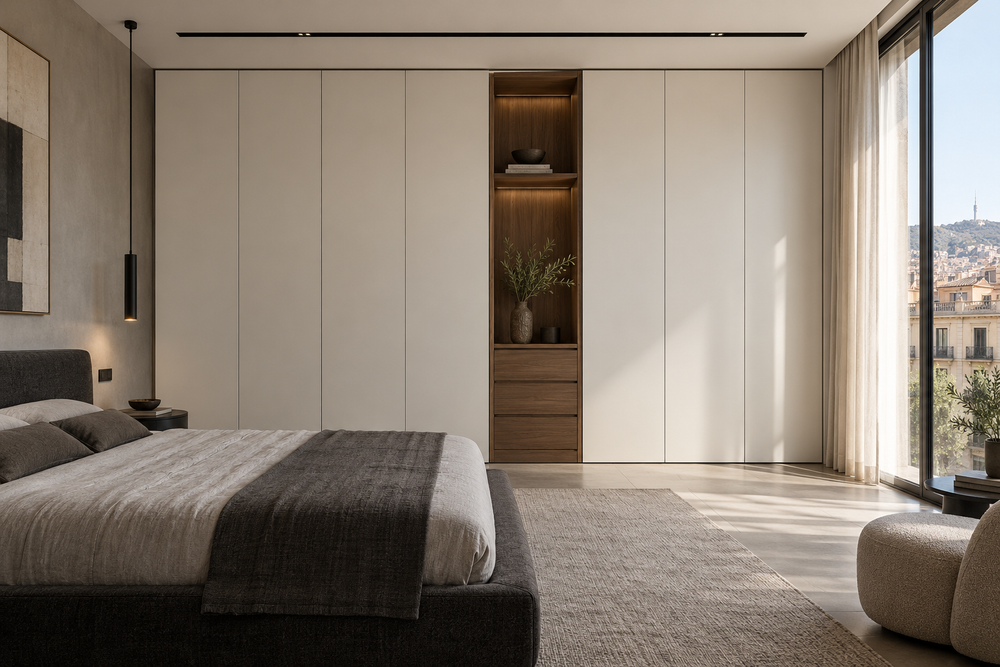 Ambiente de inspiración generado: armario a medida, estilo modern